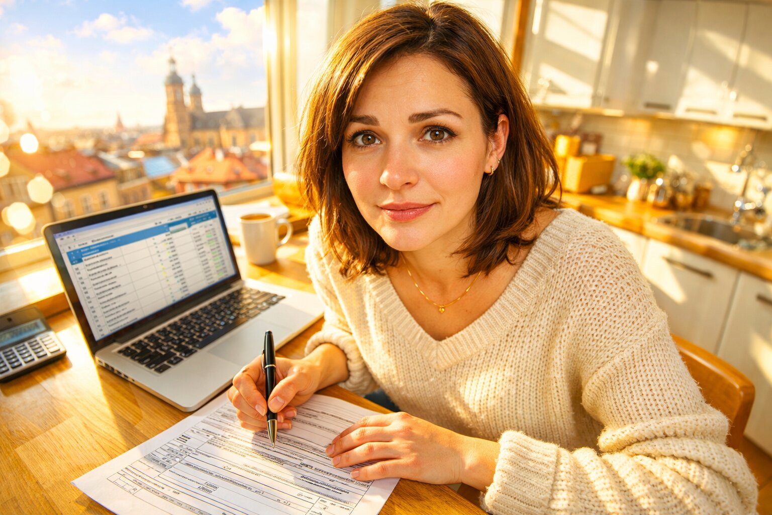 Właścicielka mieszkania nad formularzem podatkowym - Kraków